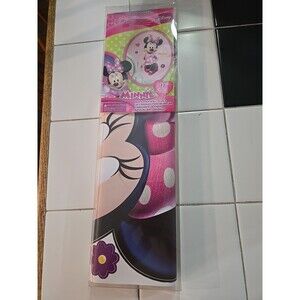 RoomMates RMK2008GM Minnie Bow-Tique Peel and Stick Giant Wall Decal